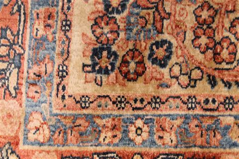 Sarouk Beige Hand Knotted 59 X 89 Area Rug 254-29520 Image 5