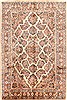 Sarouk Beige Hand Knotted 59 X 89 Area Rug 254-29520 Thumb 0