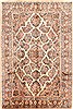 Sarouk Beige Hand Knotted 59 X 89  Area Rug 254-29520 Thumb 0