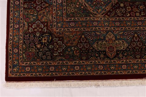 Tabriz Multicolor Hand Knotted 66 X 80 Area Rug 254-29521 Image 1
