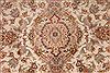 Tabriz Beige Hand Knotted 50 X 610  Area Rug 254-29525 Thumb 3