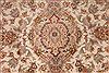 Tabriz Beige Hand Knotted 50 X 610 Area Rug 254-29525 Thumb 3