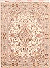Tabriz Beige Hand Knotted 50 X 610 Area Rug 254-29525 Thumb 0