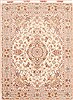 Tabriz Beige Hand Knotted 50 X 610  Area Rug 254-29525 Thumb 0