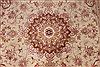 Tabriz Beige Hand Knotted 50 X 68 Area Rug 254-29526 Thumb 3