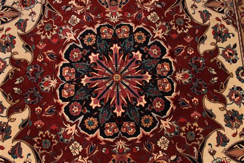 Tabriz Red Hand Knotted 50 X 68 Area Rug 254-29527 Image 3