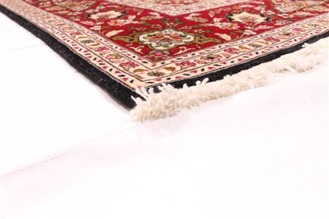 Tabriz Beige Hand Knotted 50 X 70 Area Rug 254-29532 Image 1