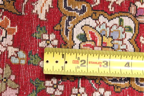 Tabriz Beige Hand Knotted 50 X 70 Area Rug 254-29532 Image 8
