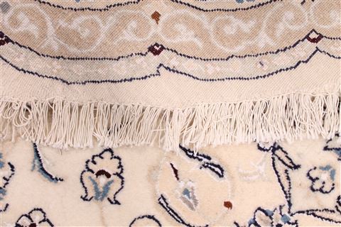 Nain Blue Oval Hand Knotted 410 X 68 Area Rug 254-29533 Image 4