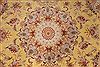 Tabriz Beige Hand Knotted 50 X 70  Area Rug 254-29534 Thumb 3