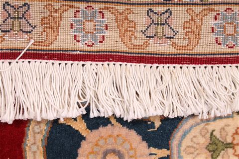 Tabriz Beige Hand Knotted 51 X 68 Area Rug 254-29536 Image 5
