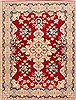 Tabriz Beige Hand Knotted 51 X 68 Area Rug 254-29536 Thumb 0