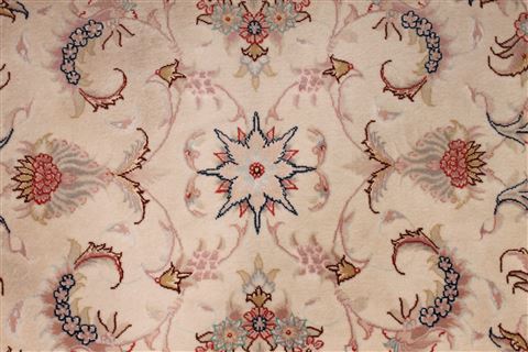 Tabriz Beige Hand Knotted 43 X 510  Area Rug 254-29538 Image 3