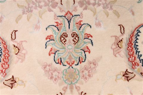 Tabriz Beige Hand Knotted 43 X 510  Area Rug 254-29538 Image 5