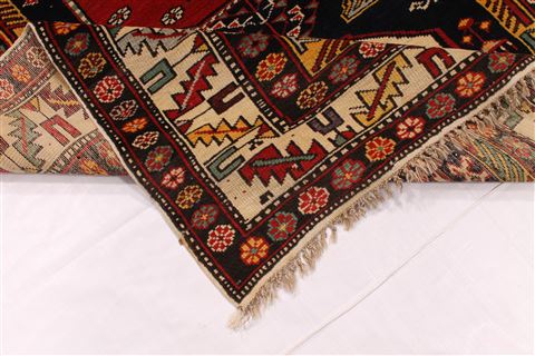 Kazak Beige Hand Knotted 41 X 611 Area Rug 254-29542 Image 8