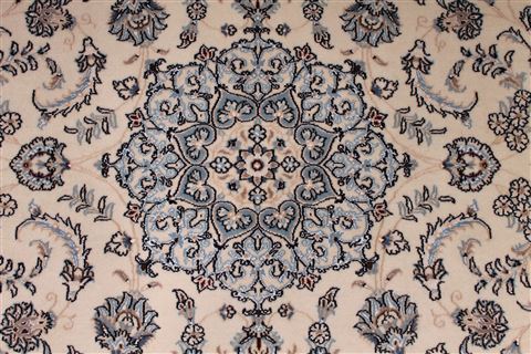 Nain Blue Hand Knotted 47 X 67 Area Rug 254-29545 Image 3
