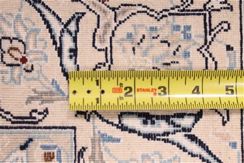 Nain Blue Hand Knotted 47 X 67 Area Rug 254-29545 Image 8