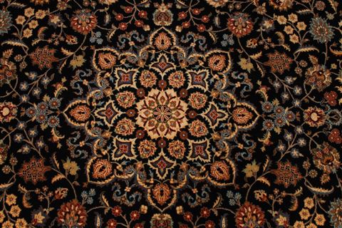 Tabriz Beige Hand Knotted 50 X 73 Area Rug 254-29547 Image 3