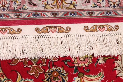 Tabriz Green Hand Knotted 411 X 69 Area Rug 254-29551 Image 6
