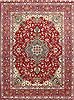 Tabriz Green Hand Knotted 411 X 69  Area Rug 254-29551 Thumb 0