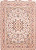 Tabriz Beige Hand Knotted 50 X 69 Area Rug 254-29553 Thumb 0