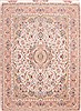 Tabriz Beige Hand Knotted 50 X 69  Area Rug 254-29553 Thumb 0