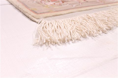 Tabriz Purple Hand Knotted 50 X 67 Area Rug 254-29555 Image 1
