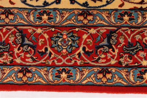 Isfahan Beige Hand Knotted 36 X 53 Area Rug 254-29558 Image 4