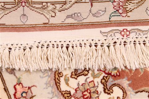 Tabriz Beige Hand Knotted 33 X 52 Area Rug 254-29559 Image 5