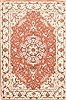 Tabriz Beige Hand Knotted 33 X 52 Area Rug 254-29559 Thumb 0