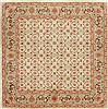 Tabriz Beige Square Hand Knotted 35 X 35 Area Rug 254-29560 Thumb 0