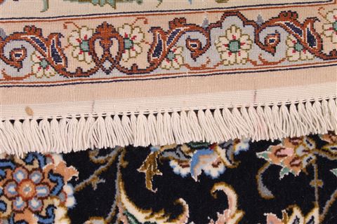 Isfahan Blue Hand Knotted 38 X 56 Area Rug 254-29561 Image 6