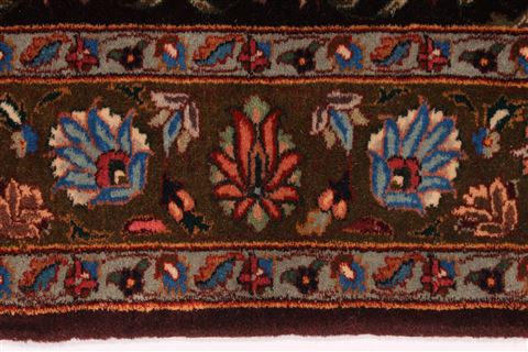Tabriz Beige Hand Knotted 32 X 48 Area Rug 254-29562 Image 4