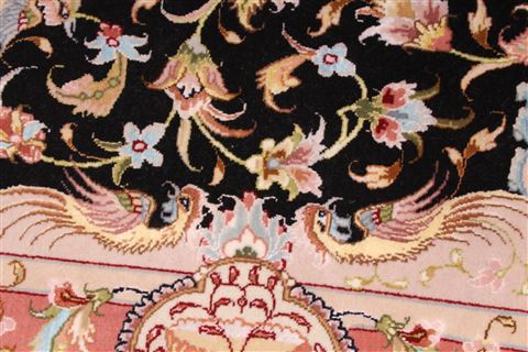 Tabriz Purple Hand Knotted 36 X 53 Area Rug 254-29566 Image 4