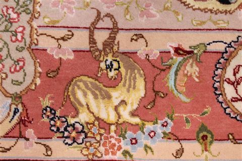 Tabriz Purple Hand Knotted 36 X 53 Area Rug 254-29566 Image 5