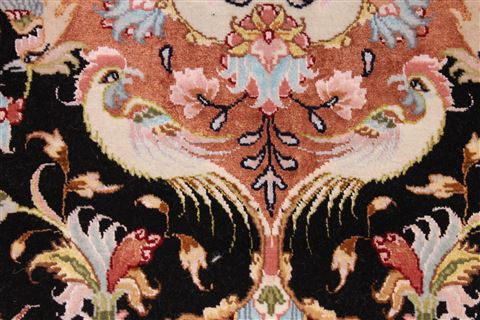 Tabriz Purple Hand Knotted 36 X 53 Area Rug 254-29566 Image 9