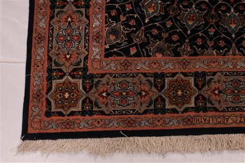 Tabriz Beige Hand Knotted 34 X 52 Area Rug 254-29568 Image 2
