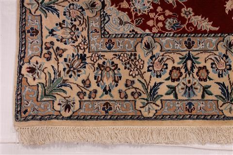 Nain Beige Hand Knotted 37 X 53 Area Rug 254-29571 Image 2