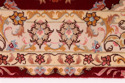 Tabriz Red Hand Knotted 35 X 49 Area Rug 254-29572 Image 4