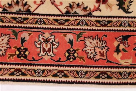 Tabriz Purple Hand Knotted 34 X 50 Area Rug 254-29573 Image 4
