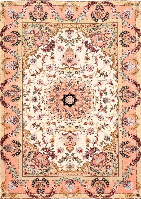 Tabriz Purple Hand Knotted 36 X 50  Area Rug 254-29577 Image 0