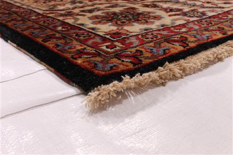 Kashmar Beige Hand Knotted 80 X 100 Area Rug 254-29578 Image 1