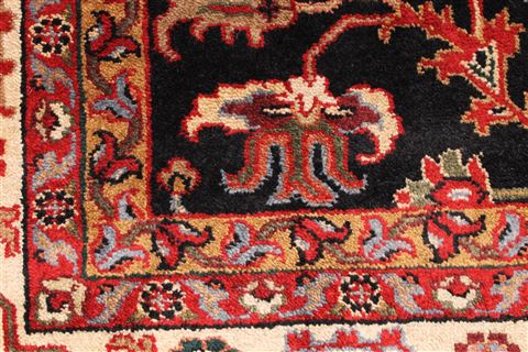 Kashmar Beige Hand Knotted 80 X 100 Area Rug 254-29578 Image 4