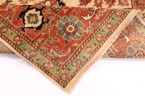 Heriz Brown Hand Knotted 810 X 1110  Area Rug 254-29579 Image 8