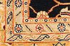 Agra Beige Hand Knotted 81 X 101 Area Rug 254-29580 Thumb 5