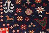 Shiraz Blue Hand Knotted 80 X 100 Area Rug 254-29582 Thumb 6