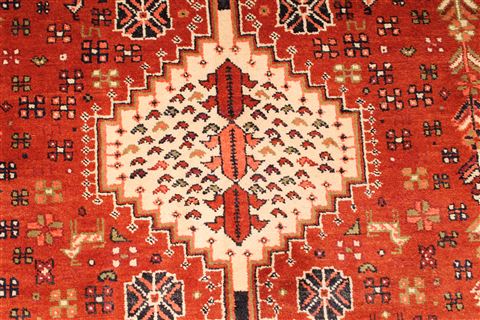 Shiraz Blue Hand Knotted 80 X 104 Area Rug 254-29583 Image 3