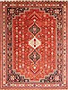 Shiraz Blue Hand Knotted 80 X 104  Area Rug 254-29583 Thumb 0