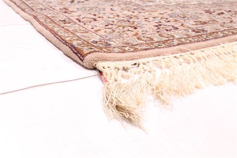 Isfahan Beige Hand Knotted 72 X 1010  Area Rug 254-29587 Image 1