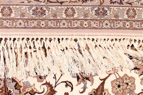 Isfahan Beige Hand Knotted 72 X 1010  Area Rug 254-29587 Image 6